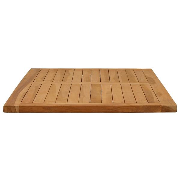 Grote foto vidaxl tafelblad rechthoekig massief teakhout naturel antiek en kunst stoelen en banken