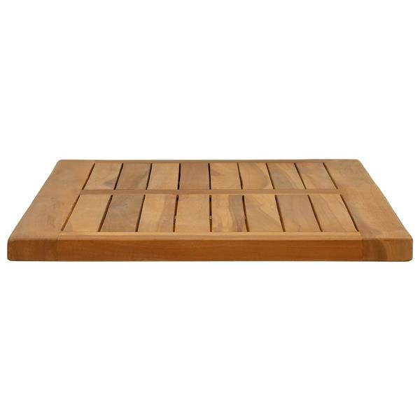 Grote foto vidaxl tafelblad rechthoekig massief teakhout naturel antiek en kunst stoelen en banken