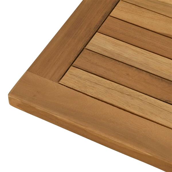 Grote foto vidaxl tafelblad rechthoekig massief teakhout naturel antiek en kunst stoelen en banken