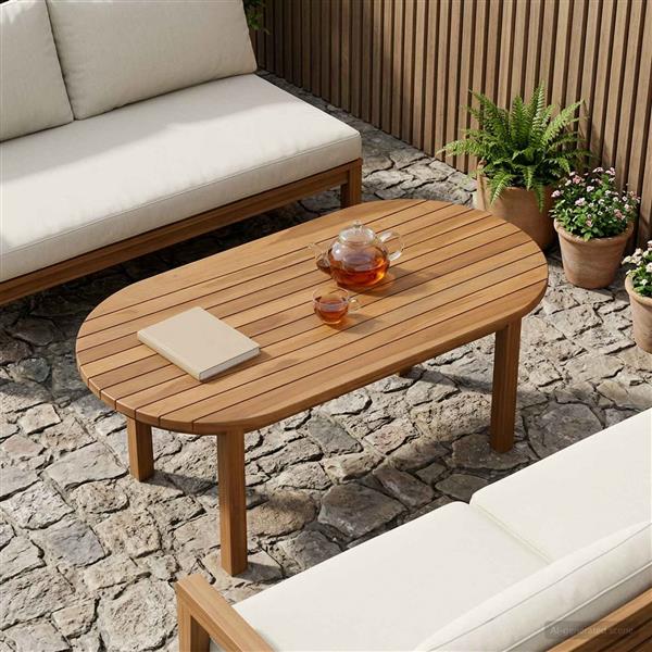 Grote foto vidaxl tafelblad 90 x 45 x 3 5 cm ovaal massief teakhout naturel antiek en kunst stoelen en banken