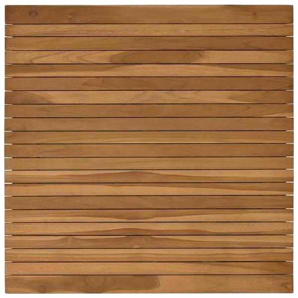 Grote foto vidaxl tafelblad 80 x 80 x 3 5 cm vierkant massief teakhout naturel antiek en kunst stoelen en banken