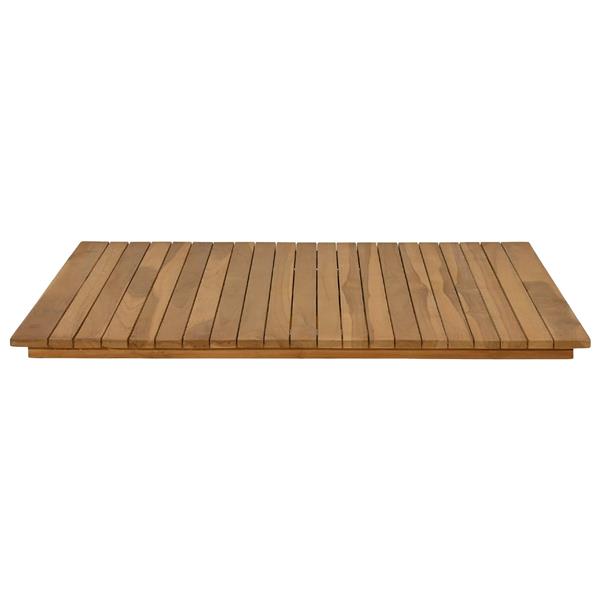 Grote foto vidaxl tafelblad 80 x 80 x 3 5 cm vierkant massief teakhout naturel antiek en kunst stoelen en banken
