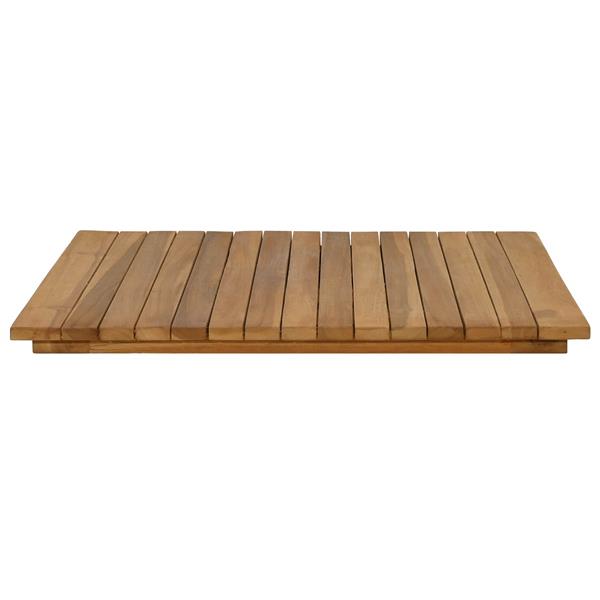 Grote foto vidaxl tafelblad 60 x 60 x 3 5 cm vierkant massief teakhout naturel antiek en kunst stoelen en banken