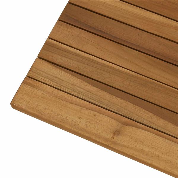 Grote foto vidaxl tafelblad 60 x 60 x 3 5 cm vierkant massief teakhout naturel antiek en kunst stoelen en banken