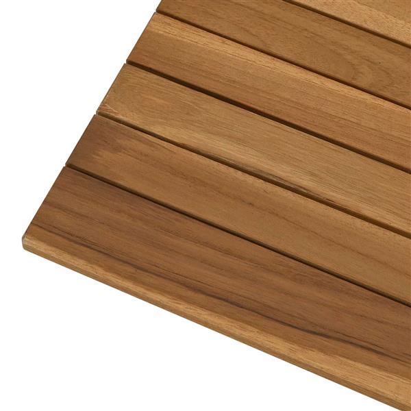 Grote foto vidaxl tafelblad 50 x 50 x 3 5 cm vierkant massief teakhout naturel antiek en kunst stoelen en banken