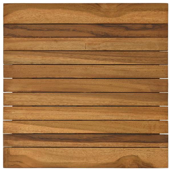 Grote foto vidaxl tafelblad 40 x 40 x 3 5 cm vierkant massief teakhout naturel antiek en kunst stoelen en banken