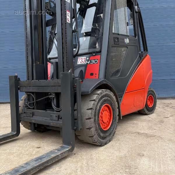 Grote foto linde h30d heftruck 2004 agrarisch heftrucks