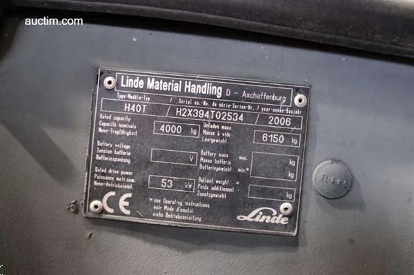 Grote foto linde h40t heftruck 2006 agrarisch heftrucks
