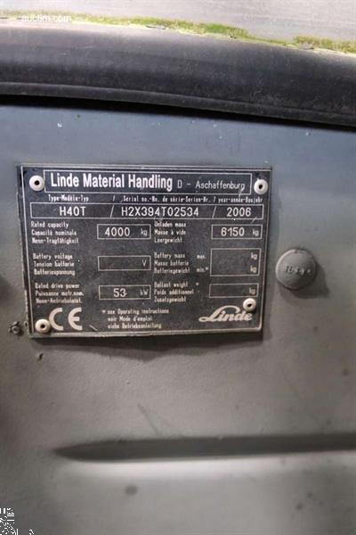 Grote foto linde h40t heftruck 2006 agrarisch heftrucks