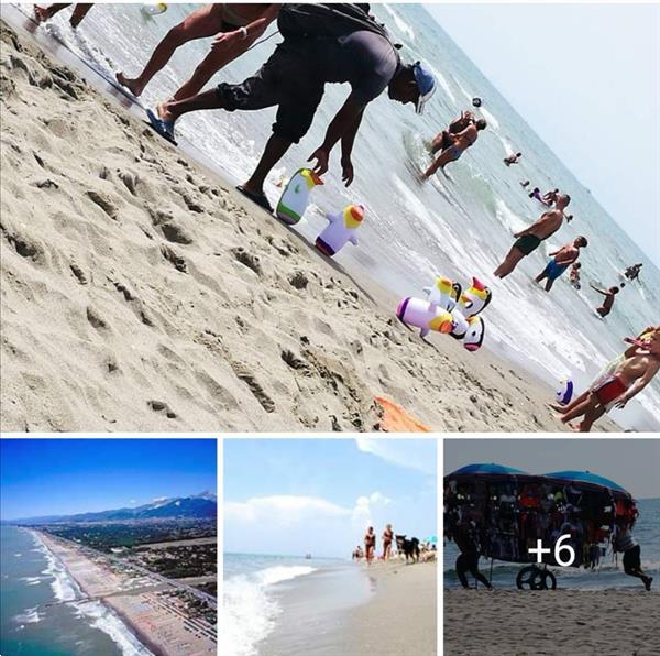 Grote foto toscane stacaravan vakantie aan zee camping vakantie kids mee op reis