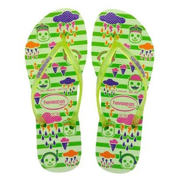 Grote foto havaianas slippers slim cool mt 39 40 lichtgroen kleding dames schoenen