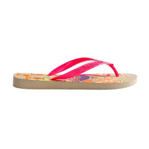 Grote foto havaianas slippers fun mt 41 42 in beige met roze kleding dames schoenen