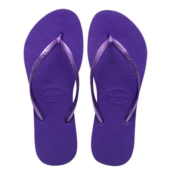 Grote foto havaianas slippers slim mt 41 42 intensief paars kleding dames schoenen