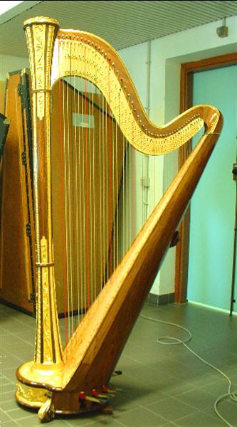Grote foto te koop harp salvi minerva grand concert muziek en instrumenten harpen
