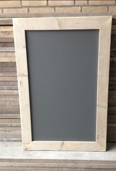 Grote foto krijt magneetborden lijst steigerhout huis en inrichting memoborden