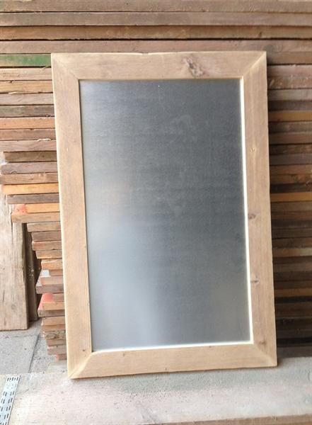 Grote foto krijt magneetborden lijst steigerhout huis en inrichting memoborden