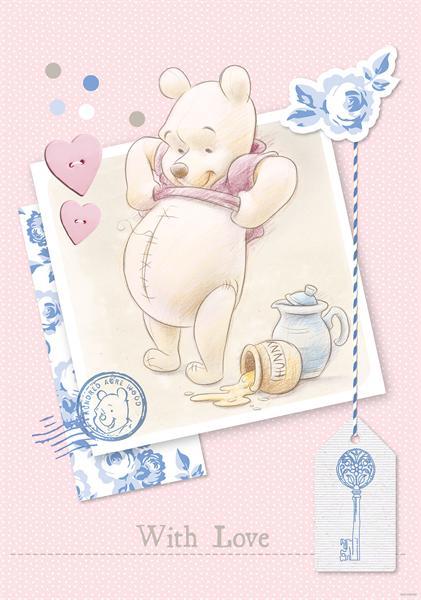 Grote foto winnie the pooh behang babykamer muurdeco4kids kinderen en baby babykamers