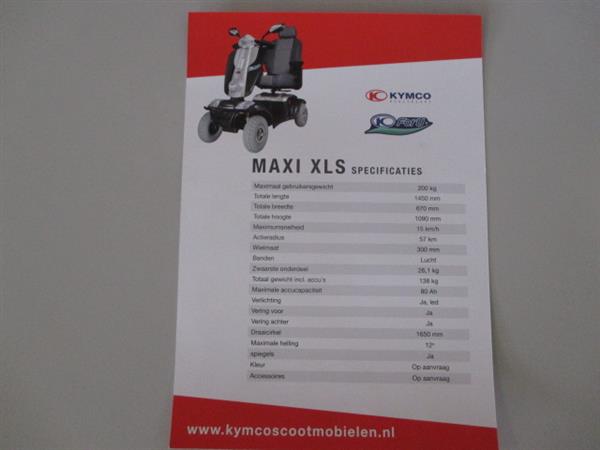 Grote foto kymco scootmobiel 4 wielig maxi xls diversen brommobielen en scootmobielen