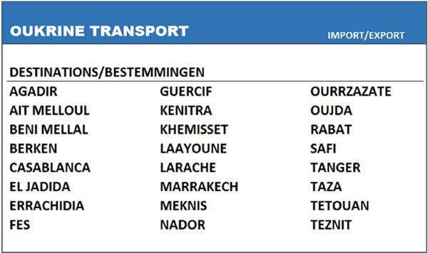 Grote foto oukrinetrans goederen transport van naar marokko diensten en vakmensen verhuizers en opslag