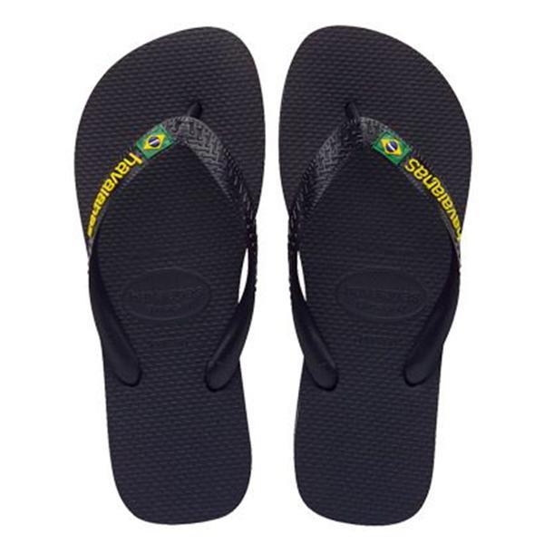 Grote foto nieuw havaianas slippers brasil logo 45 46 zwart kleding dames schoenen