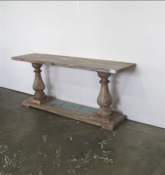 Grote foto brocante wandtafel sidetable vintage meubels huis en inrichting sidetables