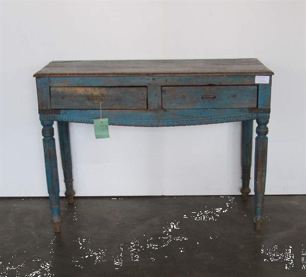 Grote foto brocante wandtafel sidetable vintage meubels huis en inrichting sidetables