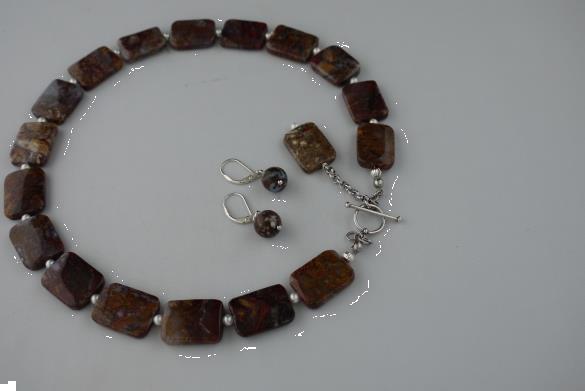 Grote foto pietersiet shellpearl ketting oorhanger set sieraden tassen en uiterlijk kettingen