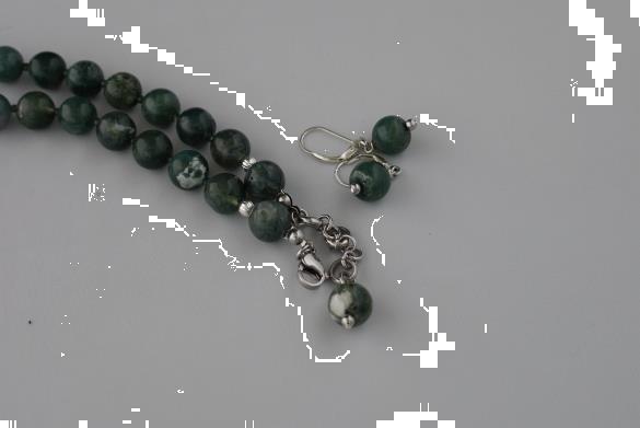 Grote foto mosagaat ketting oorhanger set sieraden tassen en uiterlijk kettingen