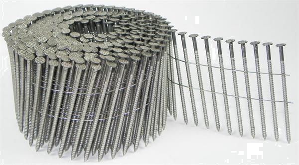 Grote foto spoelnagels coilnails tackernagels doe het zelf en verbouw ijzerwaren en bevestigingsmiddelen