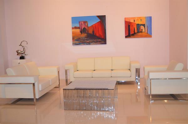 Grote foto versace design bank fauteuil leder huis en inrichting bankstellen