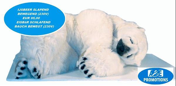 Grote foto ijsbeer figuren huren slapende ijsbeer 0599416200 diversen kerst