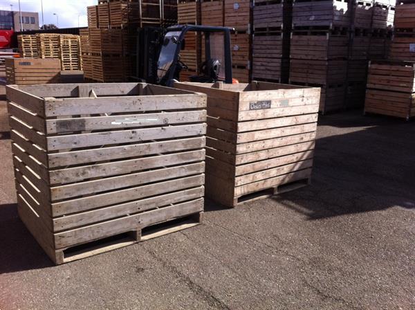 Grote foto kuubskisten palletboxen voorraadbakken agrarisch kisten