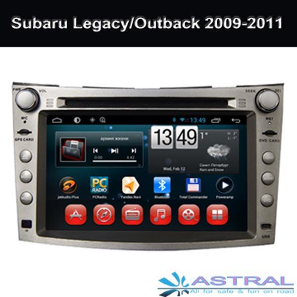 Grote foto navigatie auto subaru legacy outback 2009 2011 auto onderdelen autoradio