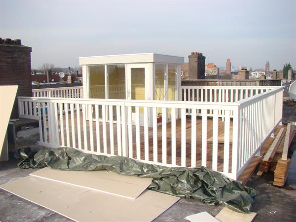 Grote foto hardhouten balkon terras hekken op maat tuin en terras hekken en schuttingen