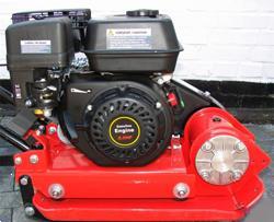 Grote foto trilplaat trilstamper tuin en terras tuingereedschap