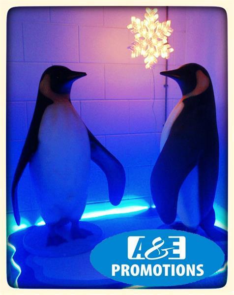 Grote foto iglo verhuur pinguins winter rekwisieten antwerpen diversen kerst