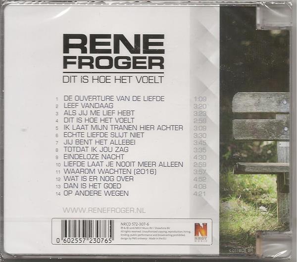 Grote foto rene froger dit is hoe het voelt cd en dvd nederlandstalig