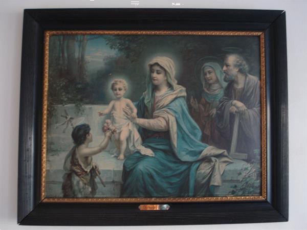 Grote foto religieuze schilderijen antiek en kunst religie