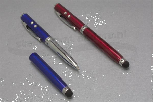 Grote foto stylus laser pointer pen 4 in 1 telecommunicatie stylus pennen
