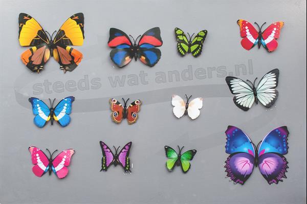 Grote foto 3d vlinders multicolor huis en inrichting woningdecoratie
