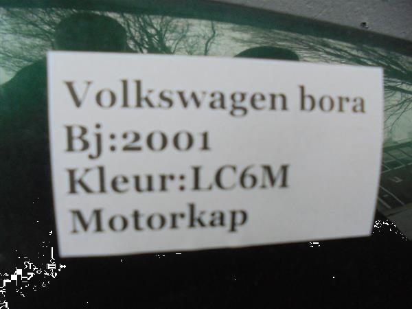 Grote foto vw bora 1998 2005 motorkap kleurcode lc6m auto onderdelen carrosserie en plaatwerk