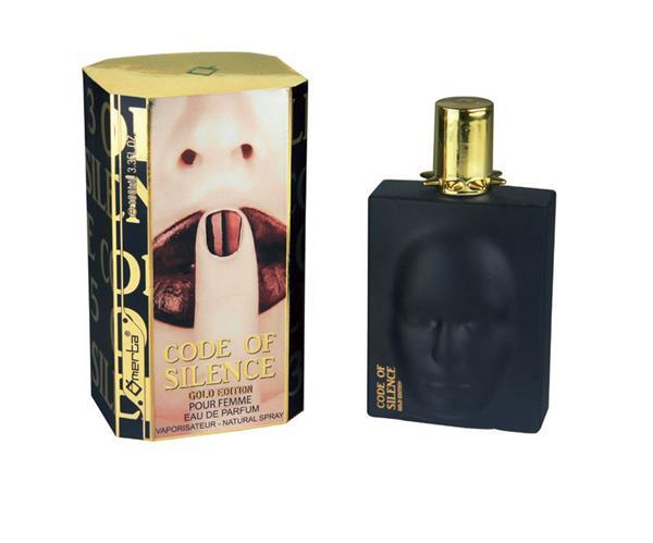 Grote foto code of silence silver eau de parfum omerta sieraden tassen en uiterlijk parfum