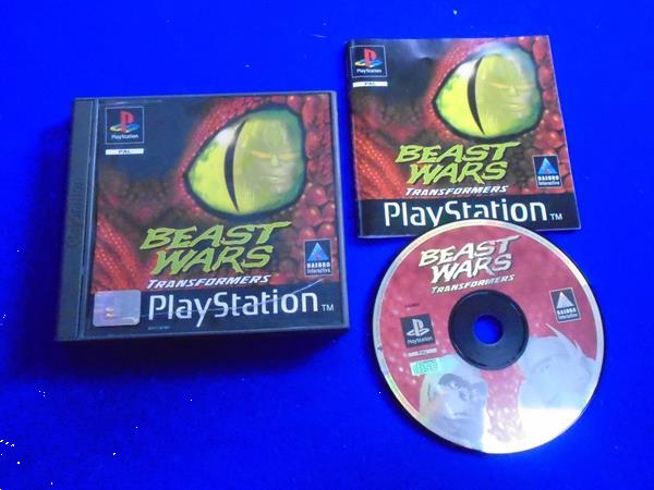 Grote foto ps1 beast wars transformers spelcomputers games playstation