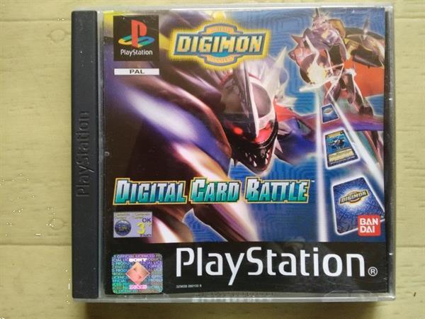 Grote foto ps1 digimon digital card battle spelcomputers games playstation