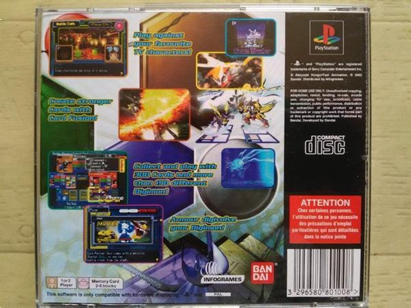 Grote foto ps1 digimon digital card battle spelcomputers games playstation