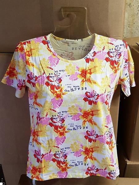 Grote foto dames shirts viscose elasthan kleding dames t shirts