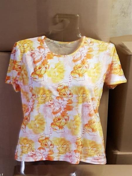Grote foto dames shirts viscose elasthan kleding dames t shirts