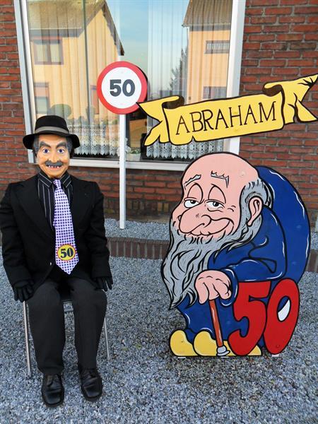 Grote foto abraham of sarah levensgroot 50 verjaardag. hobby en vrije tijd overige schalen