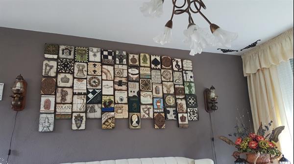 Grote foto oud lijkende decoratie walltiles wanddecoratie huis en inrichting woningdecoratie