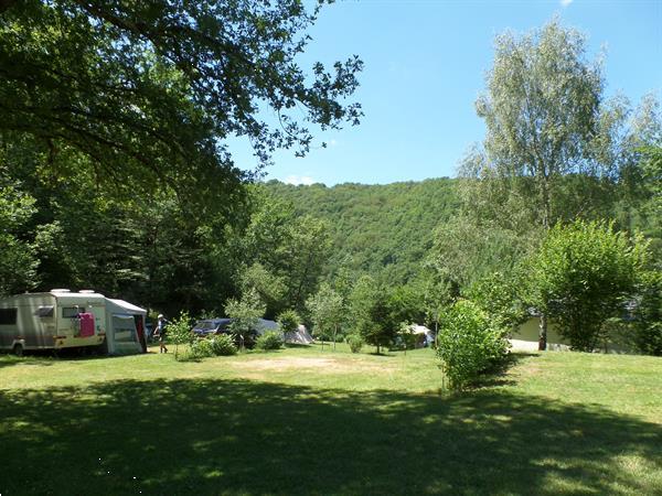 Grote foto zet je vouwwagen aan groot meer zuiden frankrijk caravans en kamperen vouwwagens